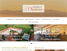 Tablet Screenshot of chadenac-seminaires.com